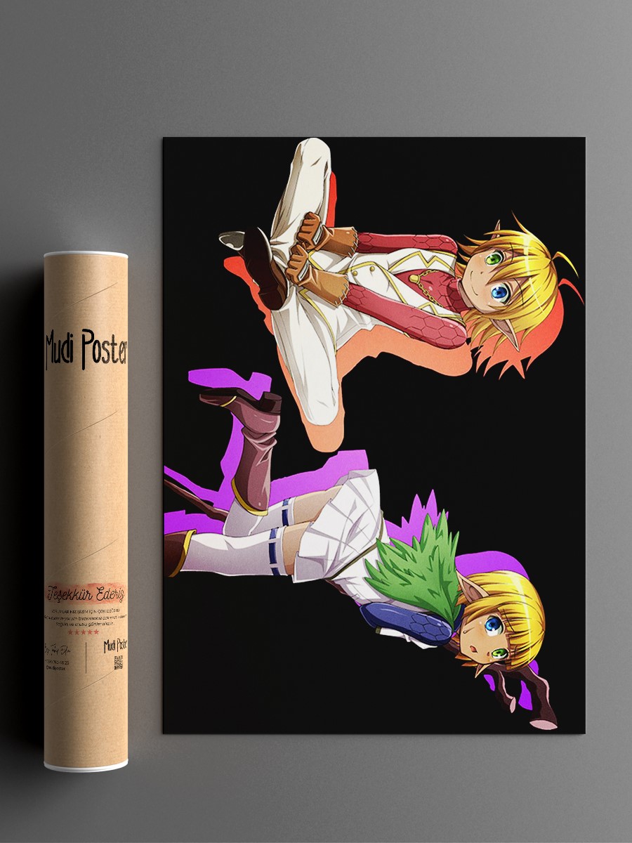 Overlord Mare Bello Fiore  Anime Poster Çerçevesiz Yüksek Kalite Anime Duvar Poster