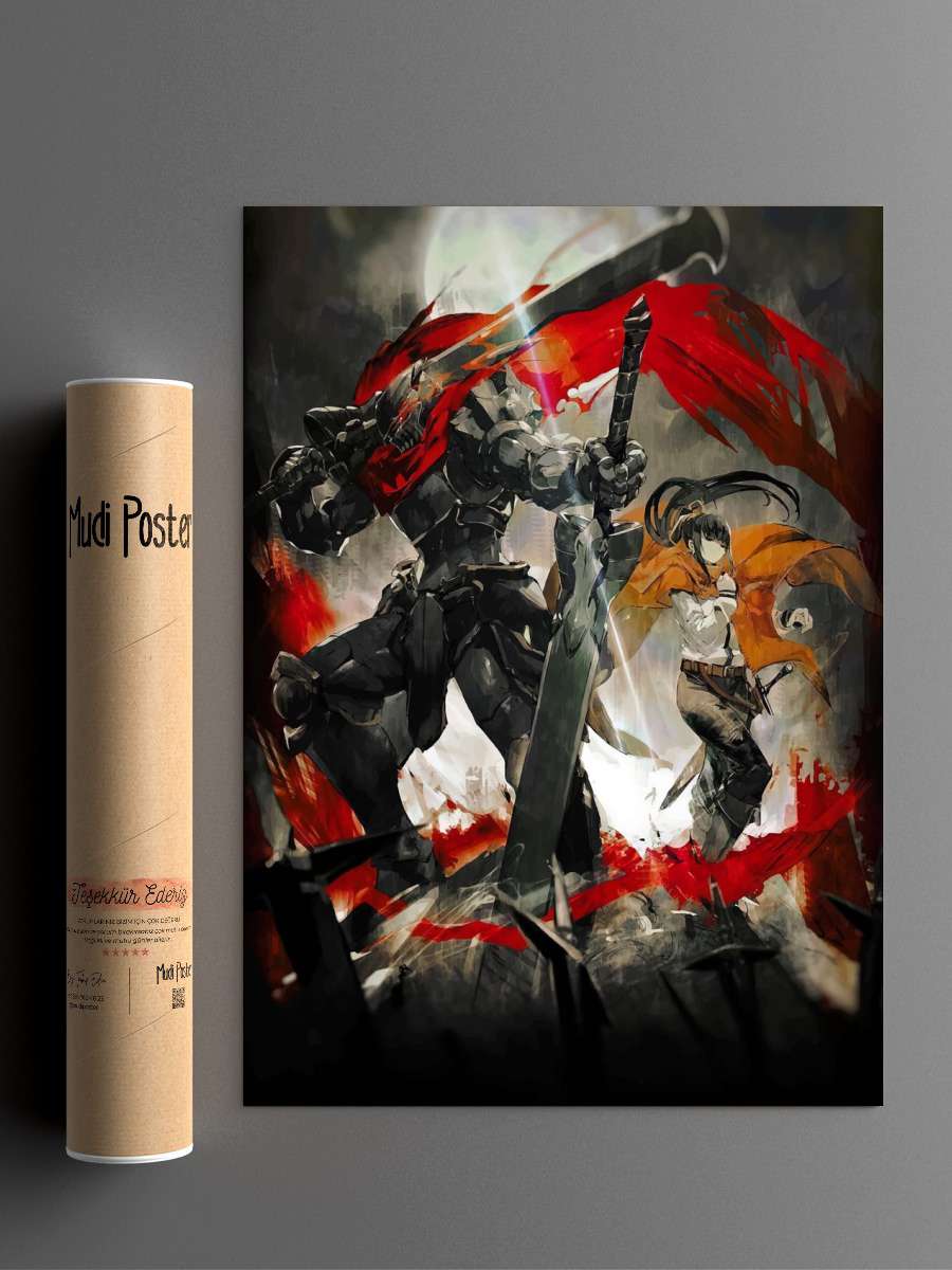 Overlord Anime Poster Çerçevesiz Yüksek Kalite Anime Duvar Poster