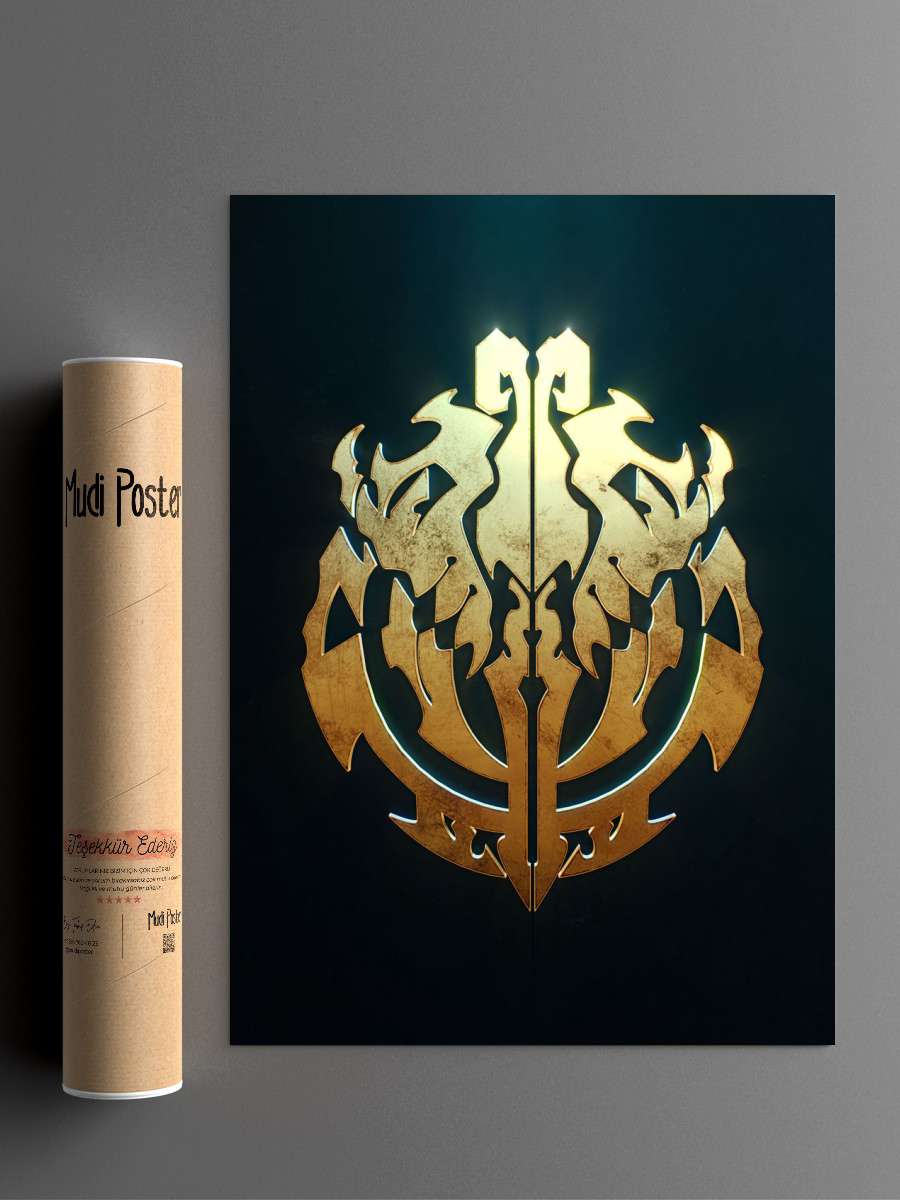 Overlord Anime Poster Çerçevesiz Yüksek Kalite Anime Duvar Poster