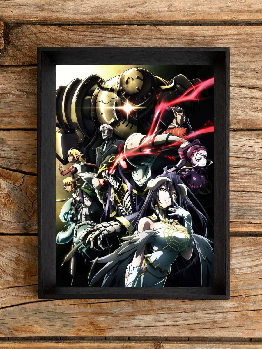 Overlord Anime Poster Çerçevesiz Yüksek Kalite Anime Duvar Poster
