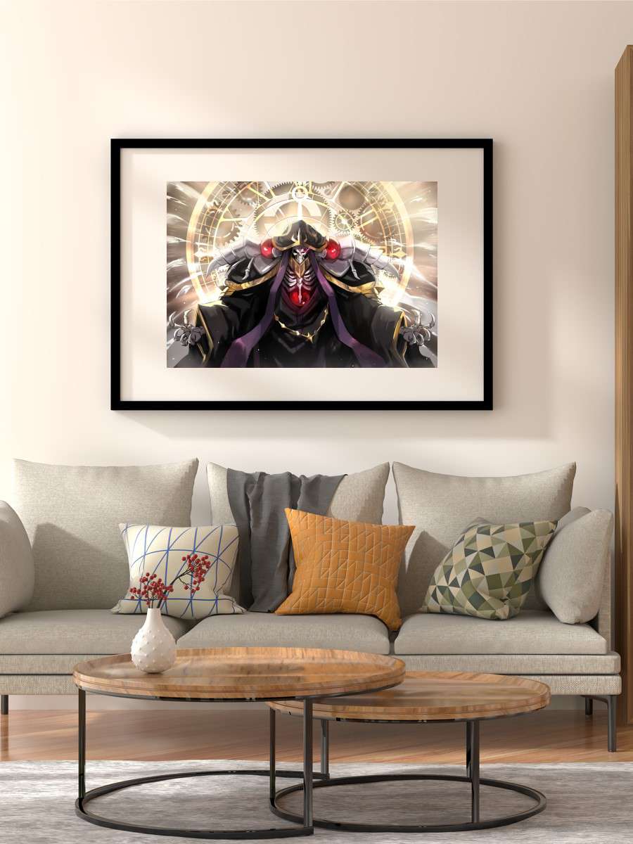 overlord Anime Poster Çerçevesiz Yüksek Kalite Anime Duvar Poster