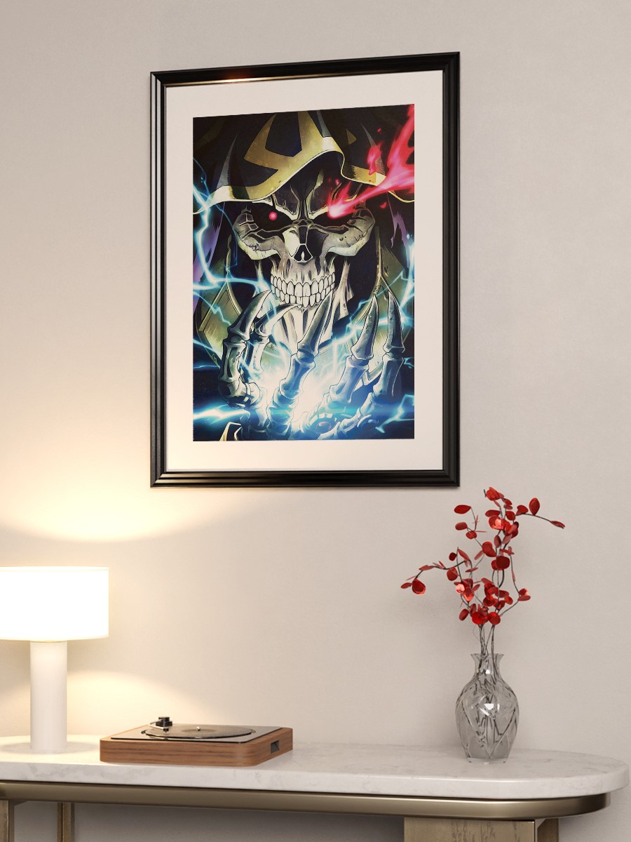 overlord Anime Poster Çerçevesiz Yüksek Kalite Anime Duvar Poster
