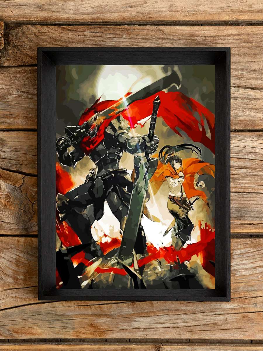 Overlord Anime Poster Çerçevesiz Yüksek Kalite Anime Duvar Poster