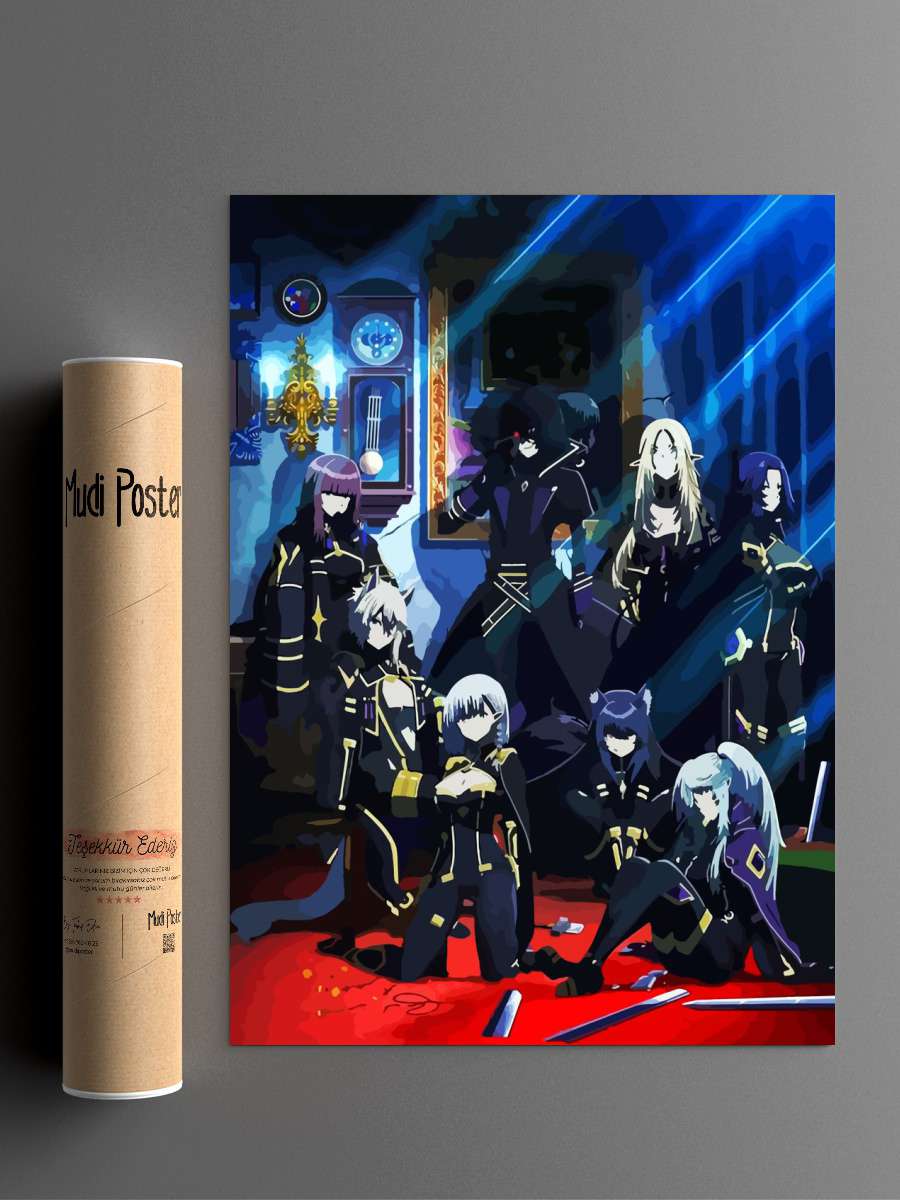 Overlord Anime Poster Çerçevesiz Yüksek Kalite Anime Duvar Poster