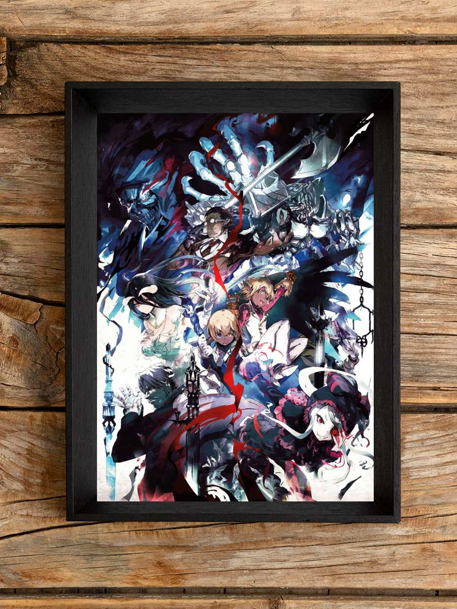 overlord Anime Poster Çerçevesiz Yüksek Kalite Anime Duvar Poster