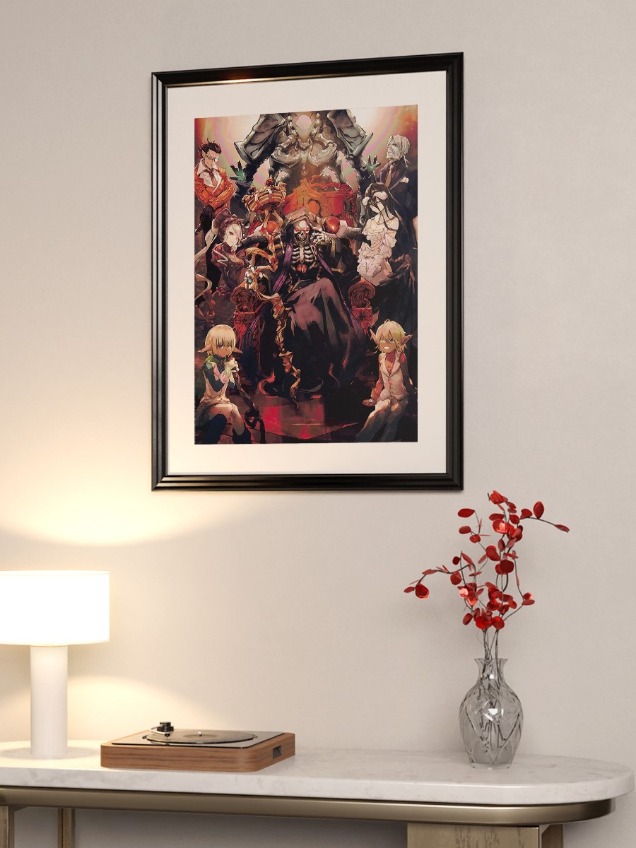 Overlord Anime Poster Çerçevesiz Yüksek Kalite Anime Duvar Poster