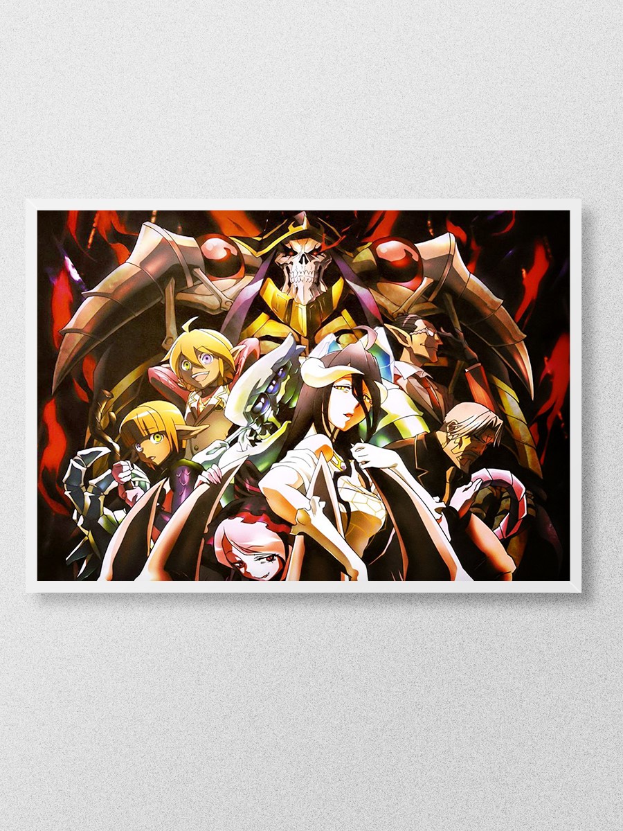 Overlord Sebas Tian Mare B Anime Poster Çerçevesiz Yüksek Kalite Anime Duvar Poster
