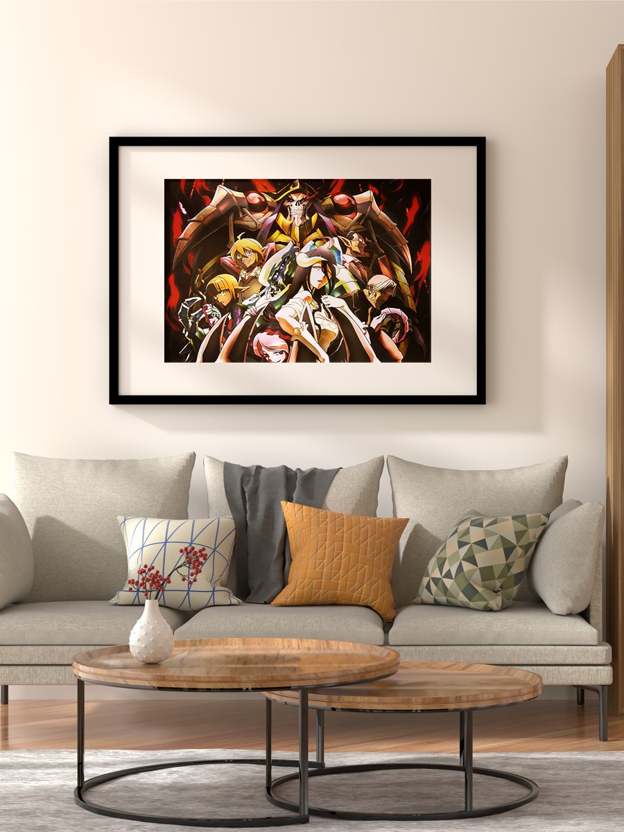 Overlord Sebas Tian Mare B Anime Poster Çerçevesiz Yüksek Kalite Anime Duvar Poster