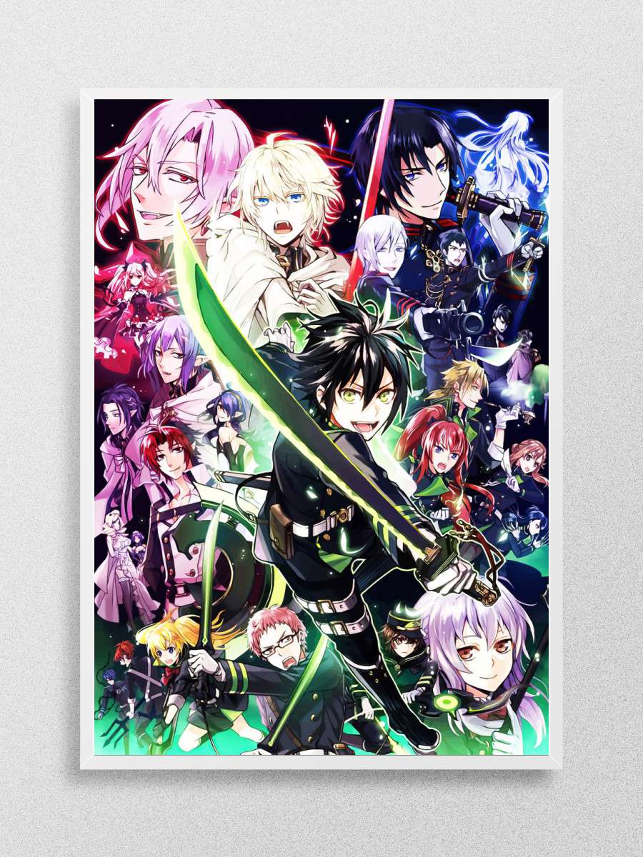 Owari No Seraph Anime Poster Çerçevesiz Yüksek Kalite Anime Duvar Poster