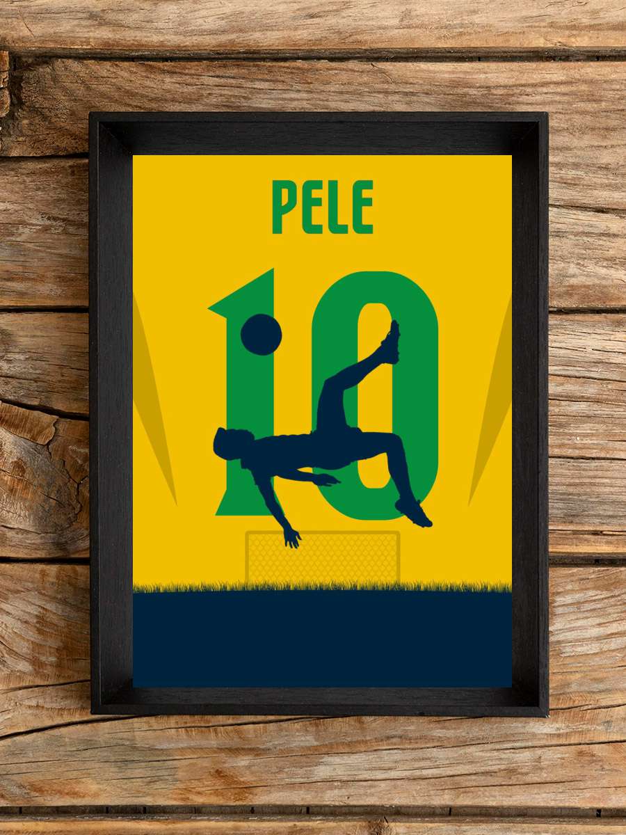 Pele Futbol Poster Çerçevesiz Yüksek Kalite Futbolcu Duvar Poster
