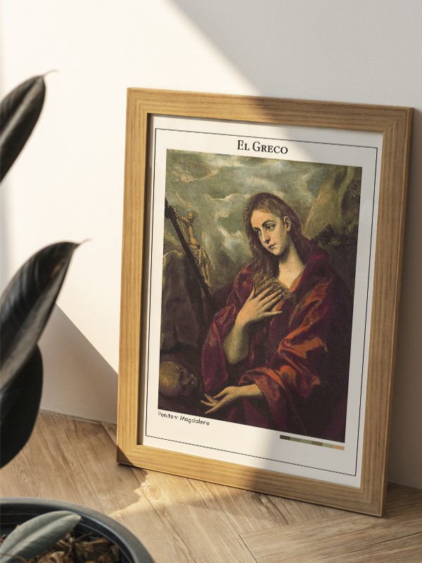 El Greco Penitent Magdalene Poster
