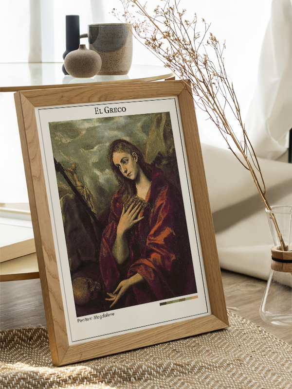 El Greco Penitent Magdalene Poster