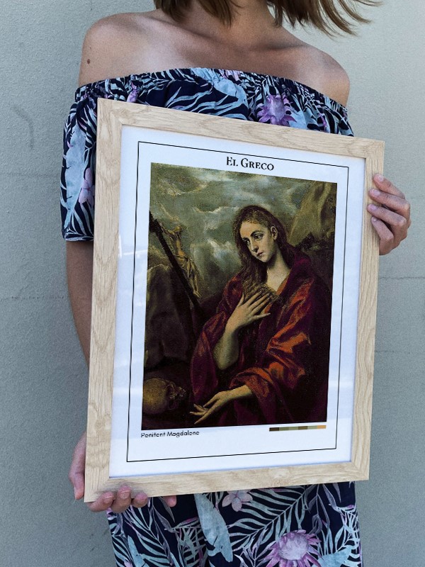 El Greco Penitent Magdalene Poster