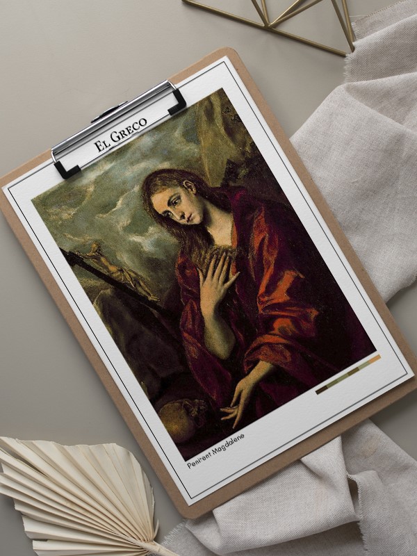 El Greco Penitent Magdalene Poster
