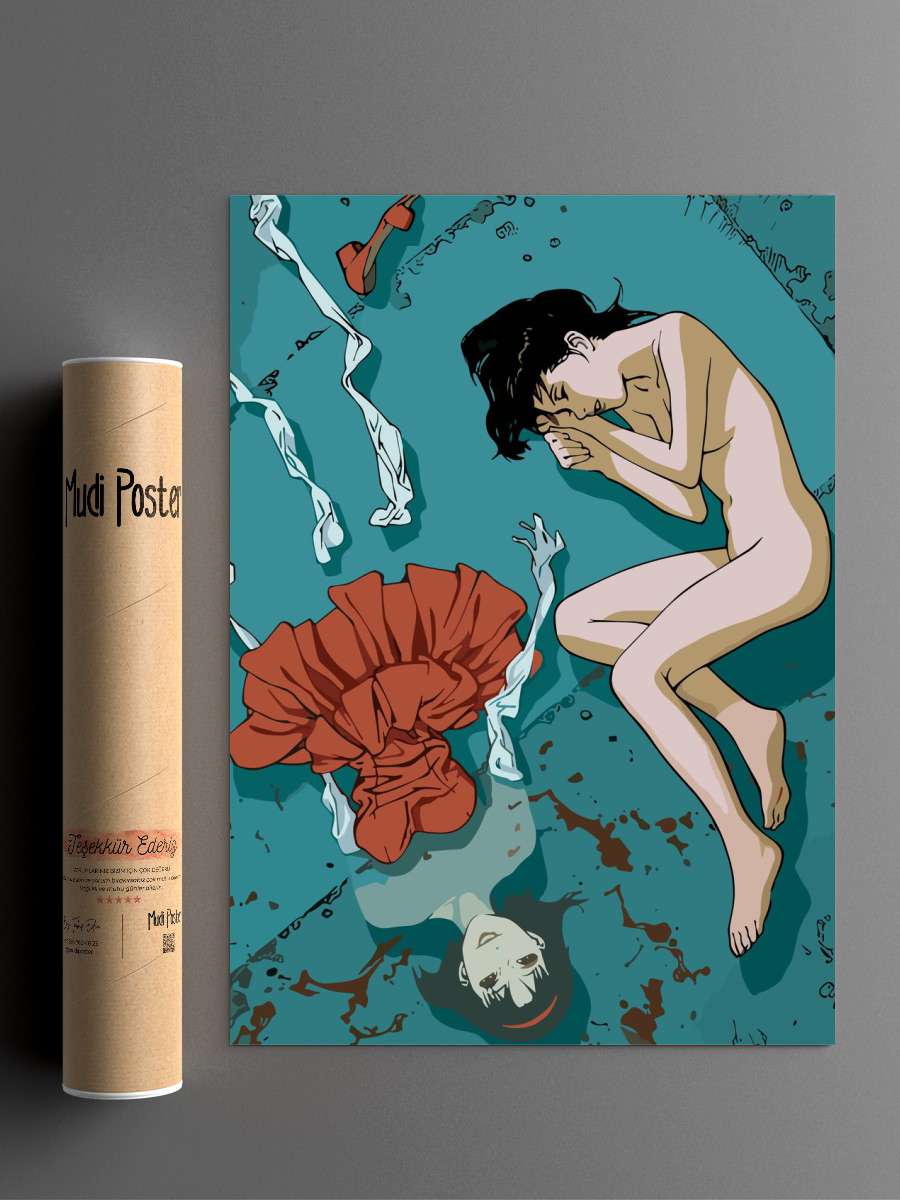 Perfect Blue Anime Poster Çerçevesiz Yüksek Kalite Anime Duvar Poster