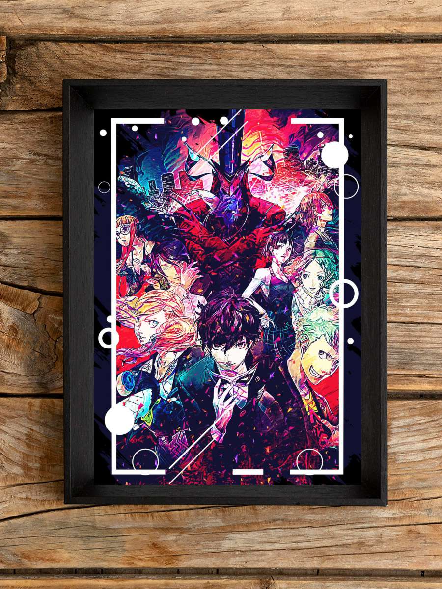 persona 5 abstract Anime Poster Çerçevesiz Yüksek Kalite Anime Duvar Poster