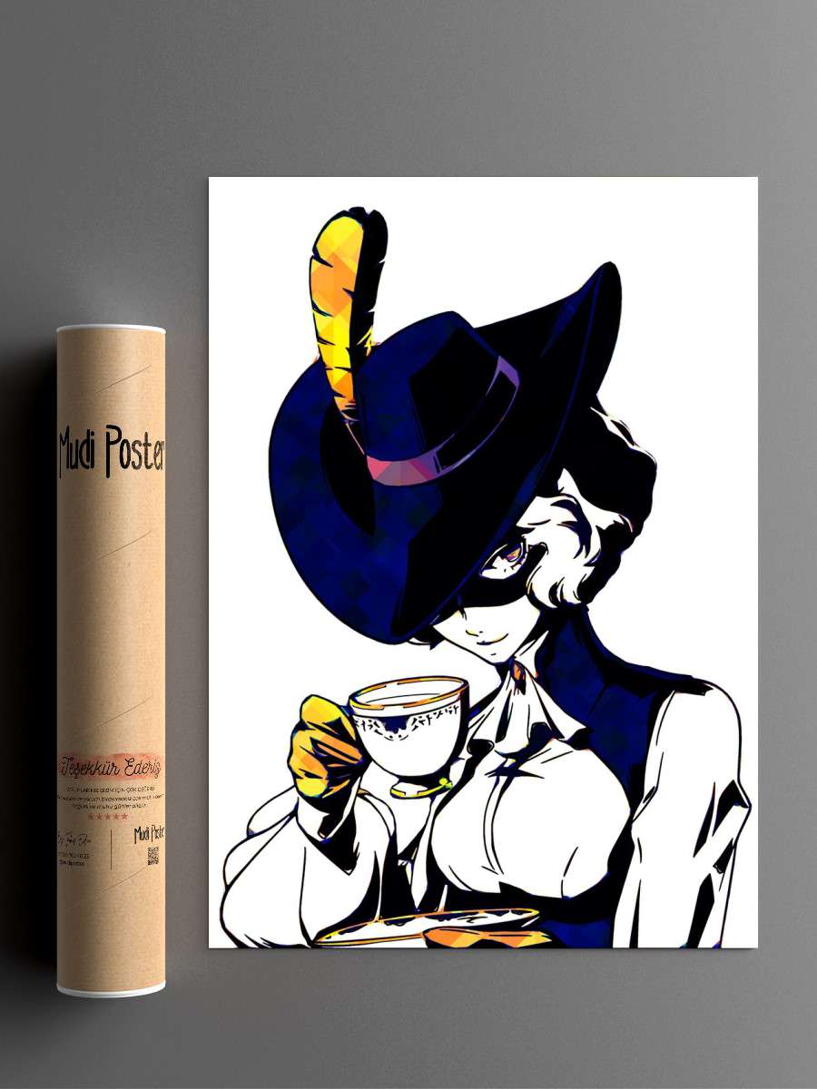 Persona 5 Anime Poster Çerçevesiz Yüksek Kalite Anime Duvar Poster
