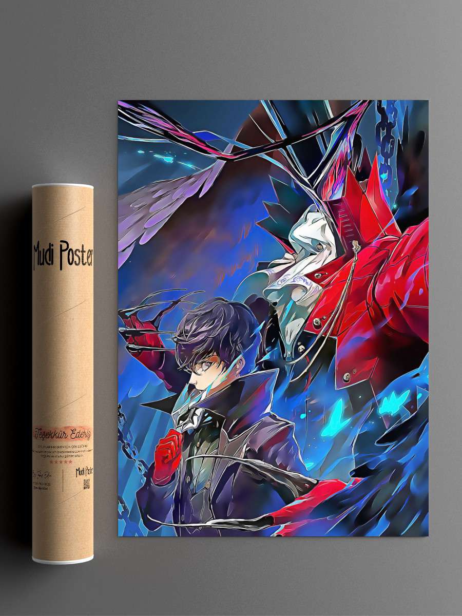 persona 5 Anime Poster Çerçevesiz Yüksek Kalite Anime Duvar Poster