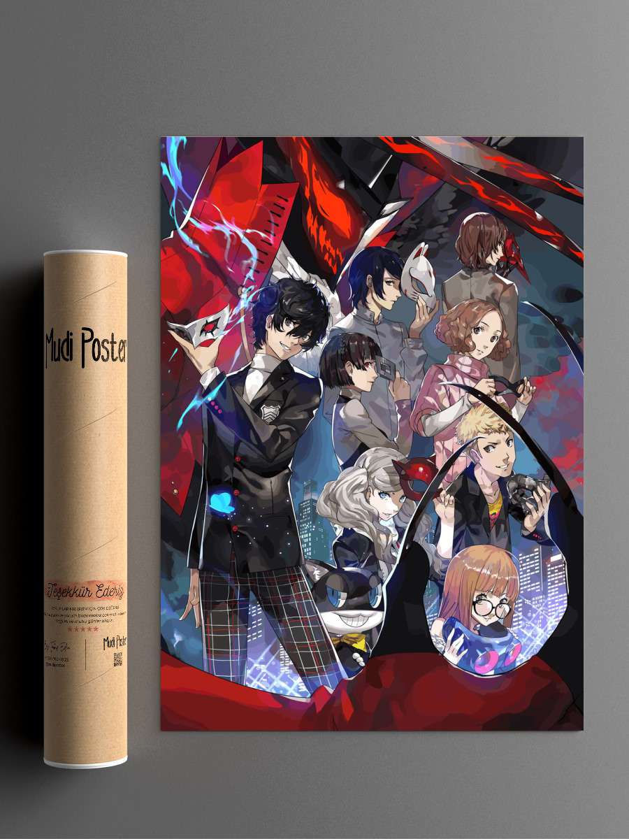 Persona anime Anime Poster Çerçevesiz Yüksek Kalite Anime Duvar Poster
