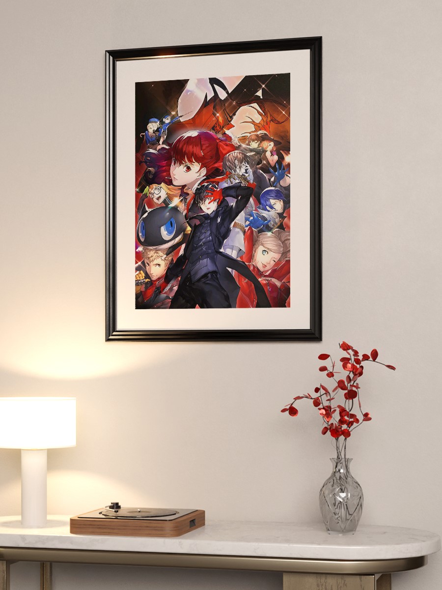 persona Anime Poster Çerçevesiz Yüksek Kalite Anime Duvar Poster