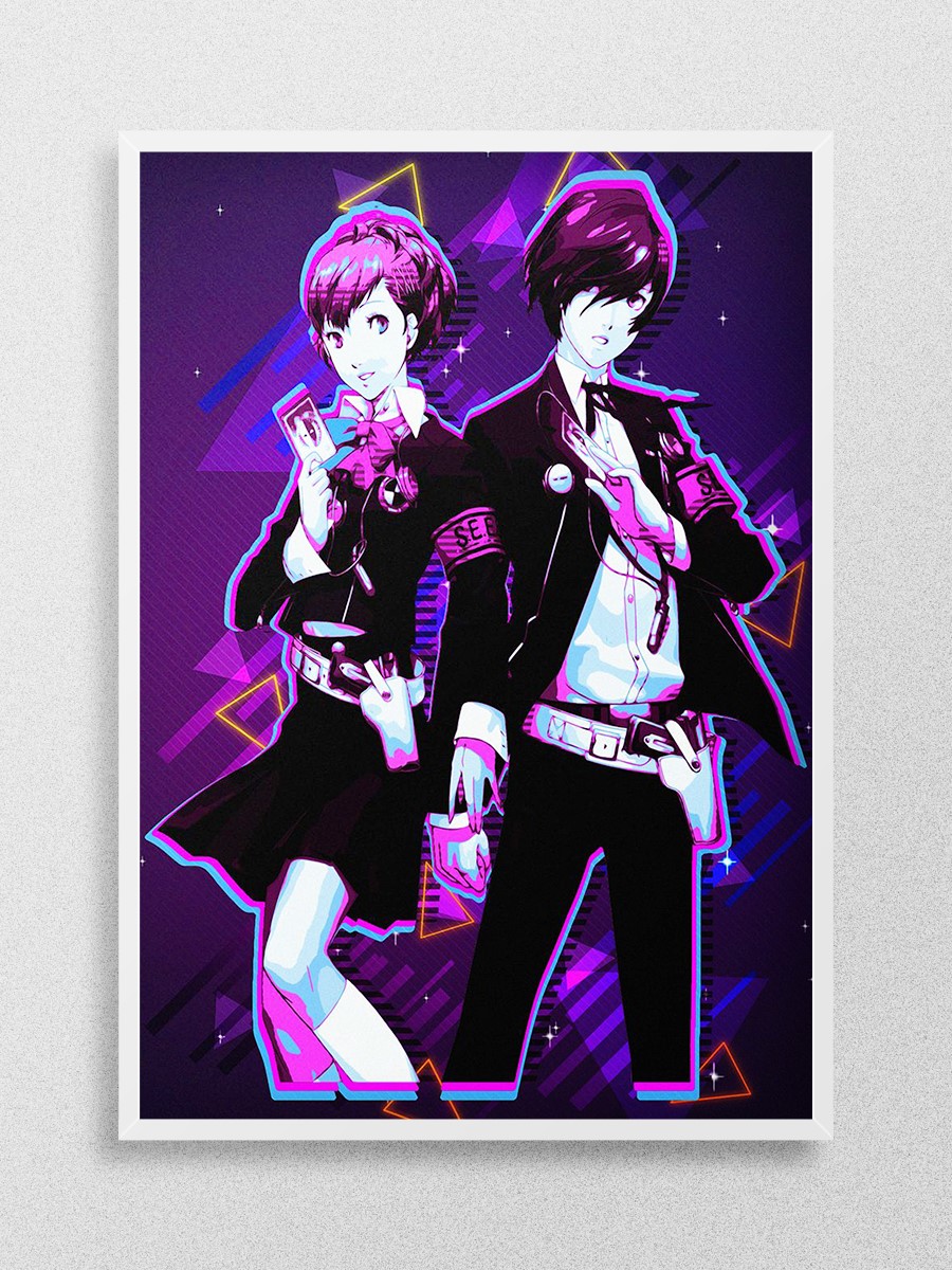 Persona Anime Poster Çerçevesiz Yüksek Kalite Anime Duvar Poster
