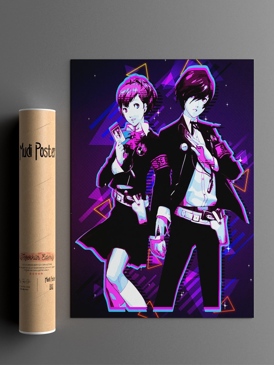 Persona Anime Poster Çerçevesiz Yüksek Kalite Anime Duvar Poster
