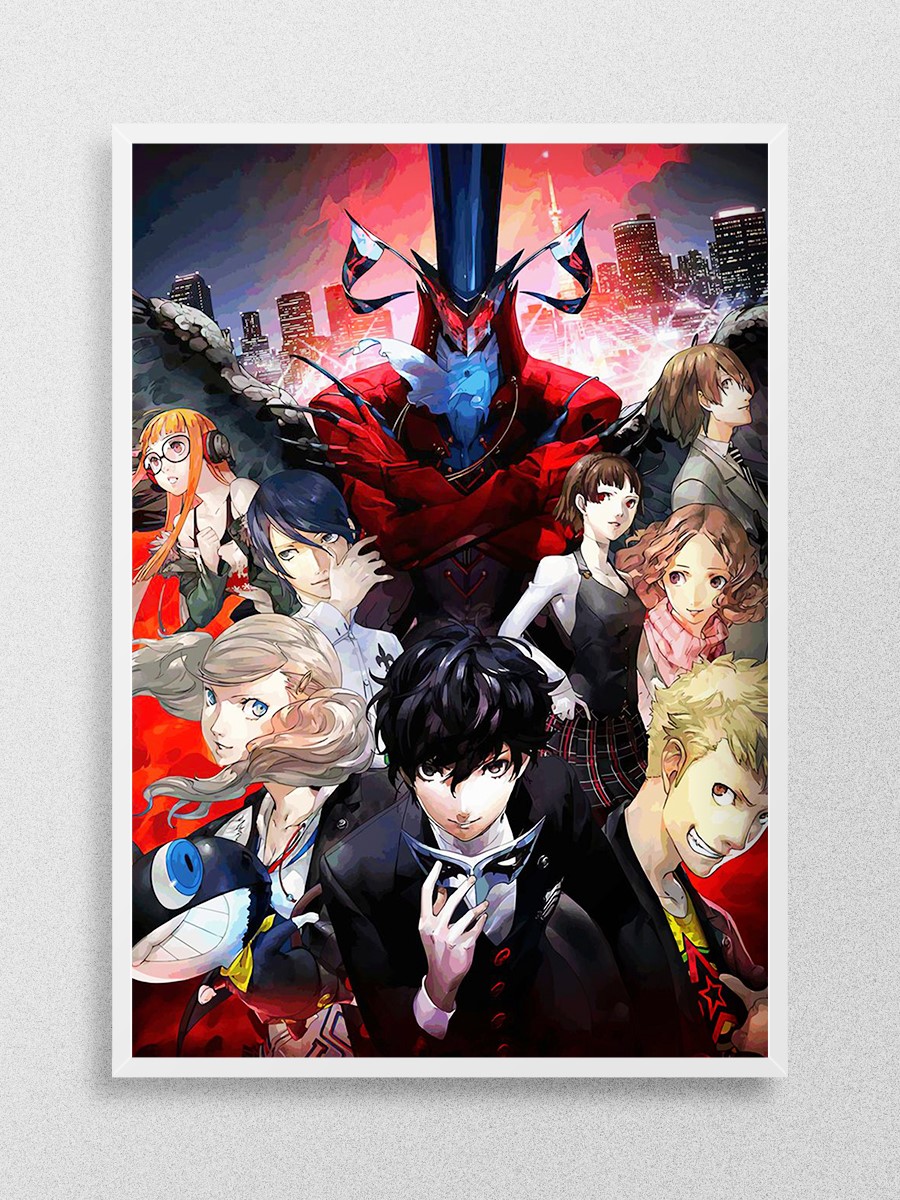 Persona Anime Poster Çerçevesiz Yüksek Kalite Anime Duvar Poster