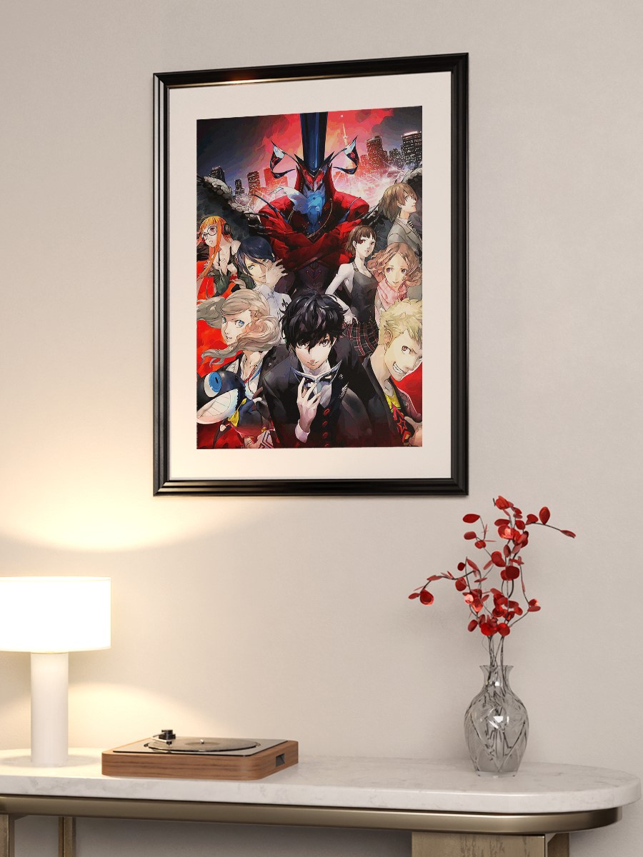 Persona Anime Poster Çerçevesiz Yüksek Kalite Anime Duvar Poster