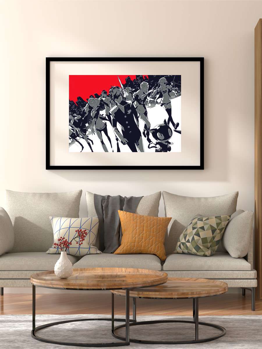 persona Anime Poster Çerçevesiz Yüksek Kalite Anime Duvar Poster