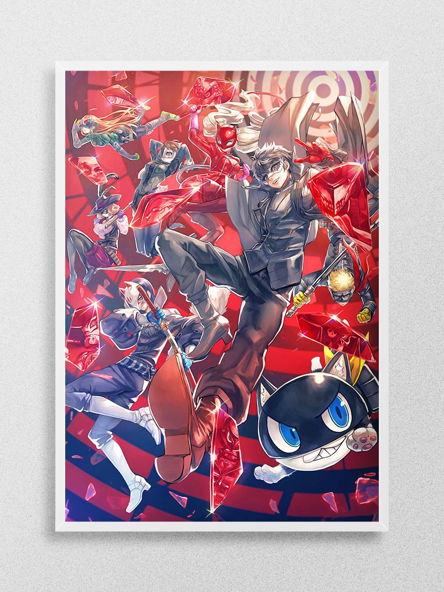persona Anime Poster Çerçevesiz Yüksek Kalite Anime Duvar Poster