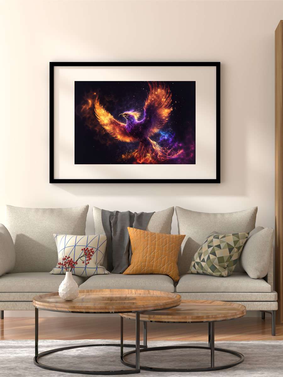 Phoenix Bird Anime Poster Çerçevesiz Yüksek Kalite Anime Duvar Poster