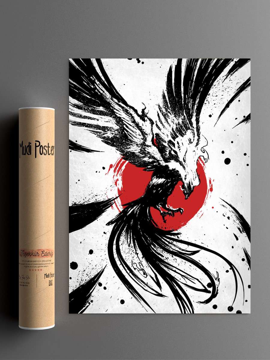 Phoenix Hoo Anime Poster Çerçevesiz Yüksek Kalite Anime Duvar Poster