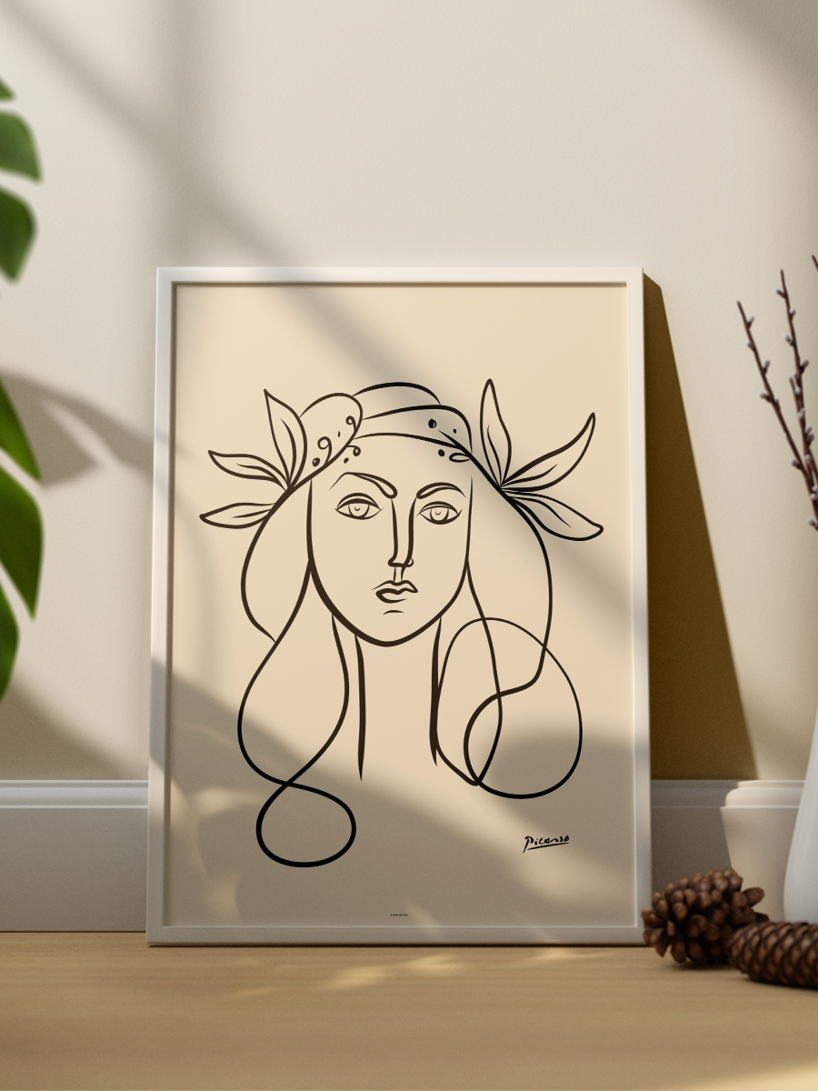 Picasso Francoise Poster Modern Duvar Tablosu Çerçevesiz Poster Salon, Mutfak Ve Ofis Duvar Dekoru