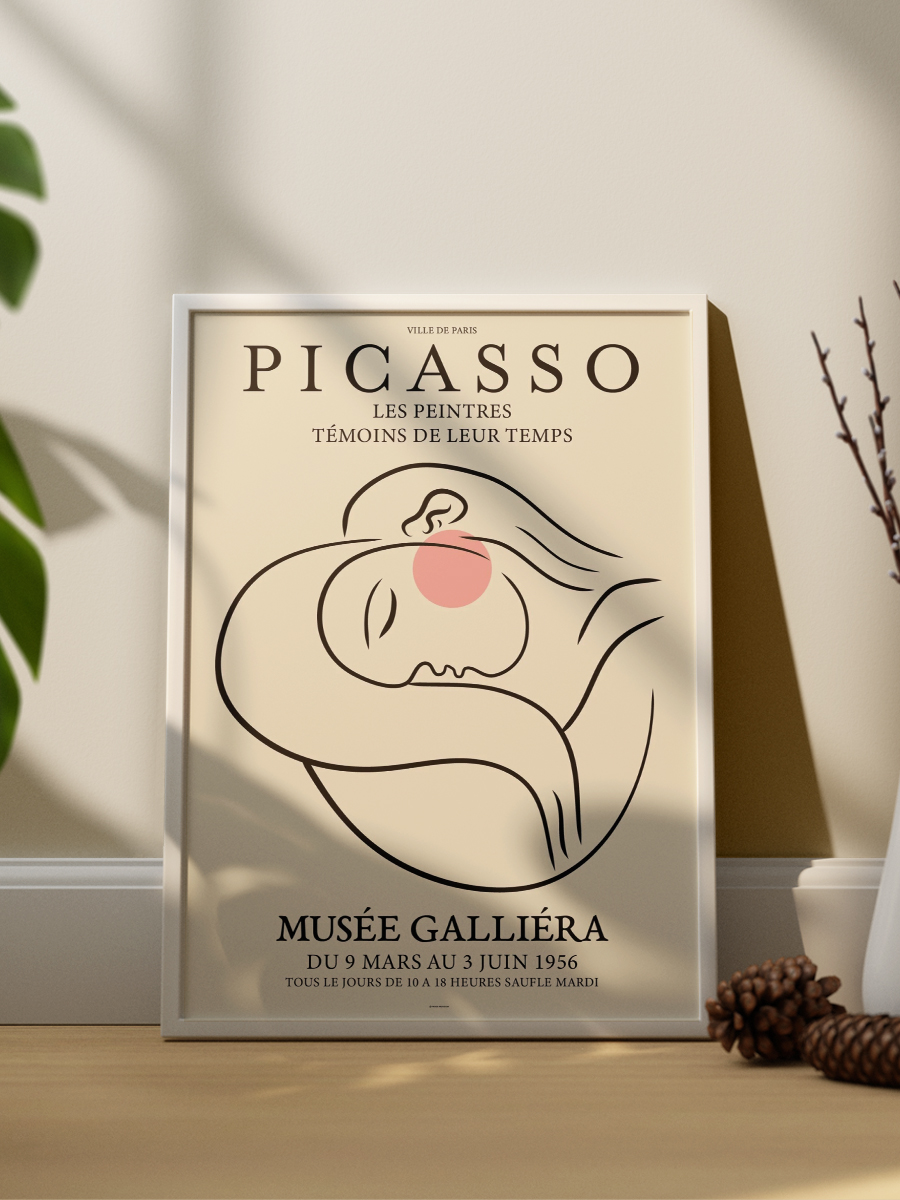 Picasso Poster Modern Duvar Tablosu Çerçevesiz Poster Salon, Mutfak Ve Ofis Duvar Dekoru