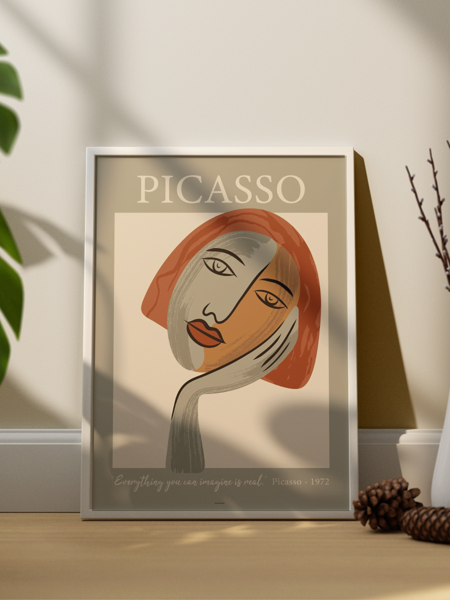Picasso Poster Modern Duvar Tablosu Çerçevesiz Poster Salon, Mutfak Ve Ofis Duvar Dekoru