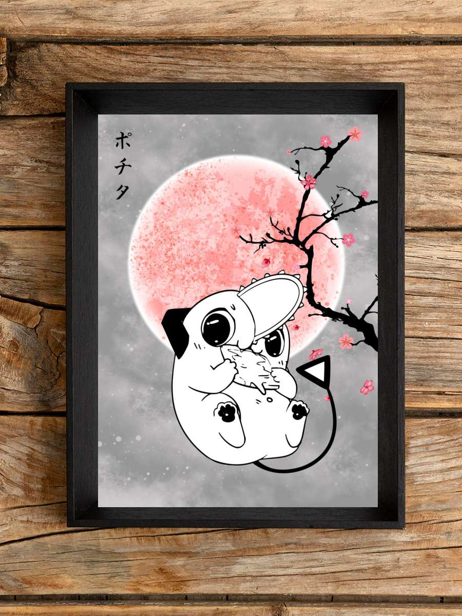 Pochita Chainsaw Man Anime Poster Çerçevesiz Yüksek Kalite Anime Duvar Poster