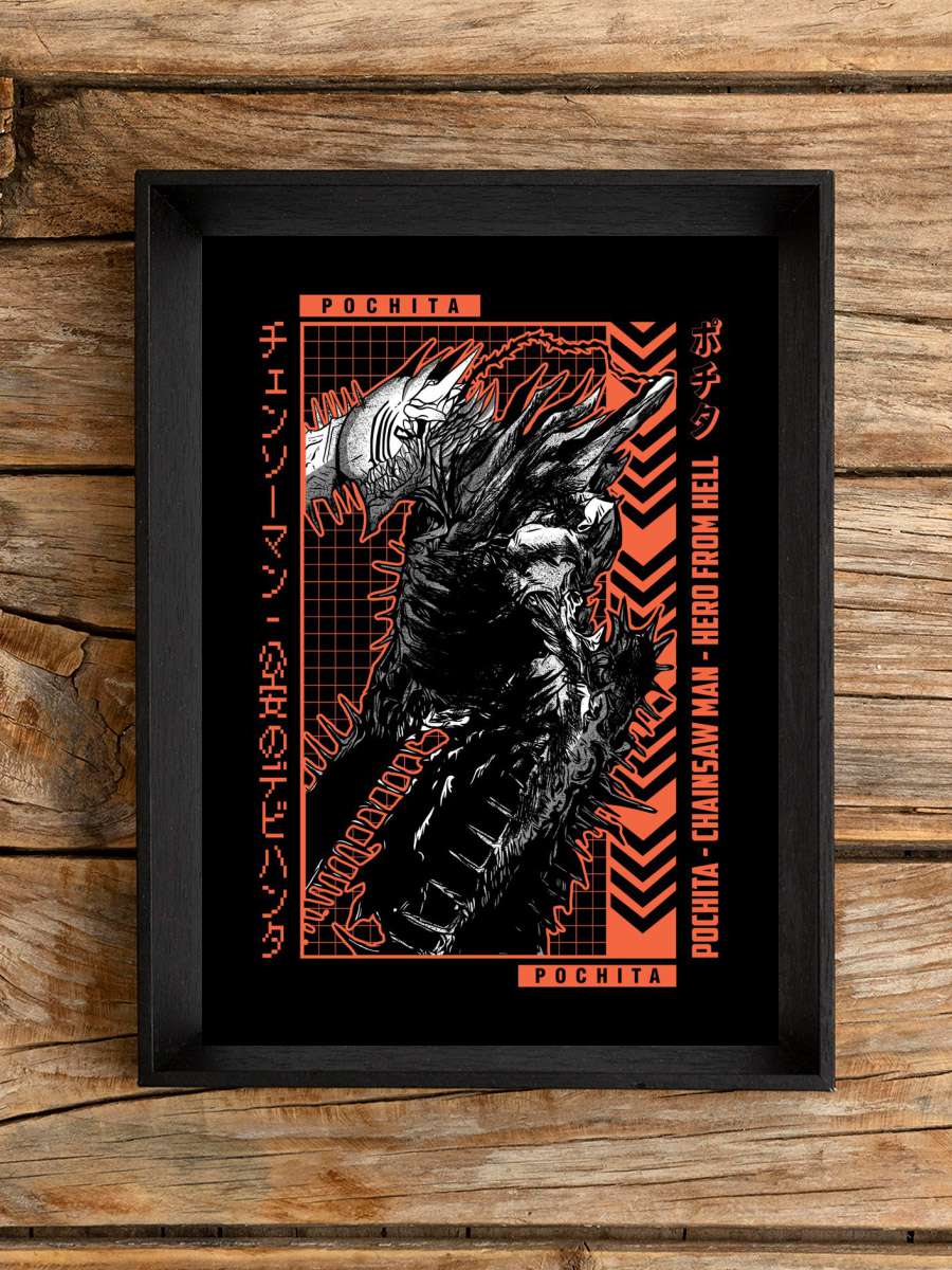 Pochita Anime Poster Çerçevesiz Yüksek Kalite Anime Duvar Poster