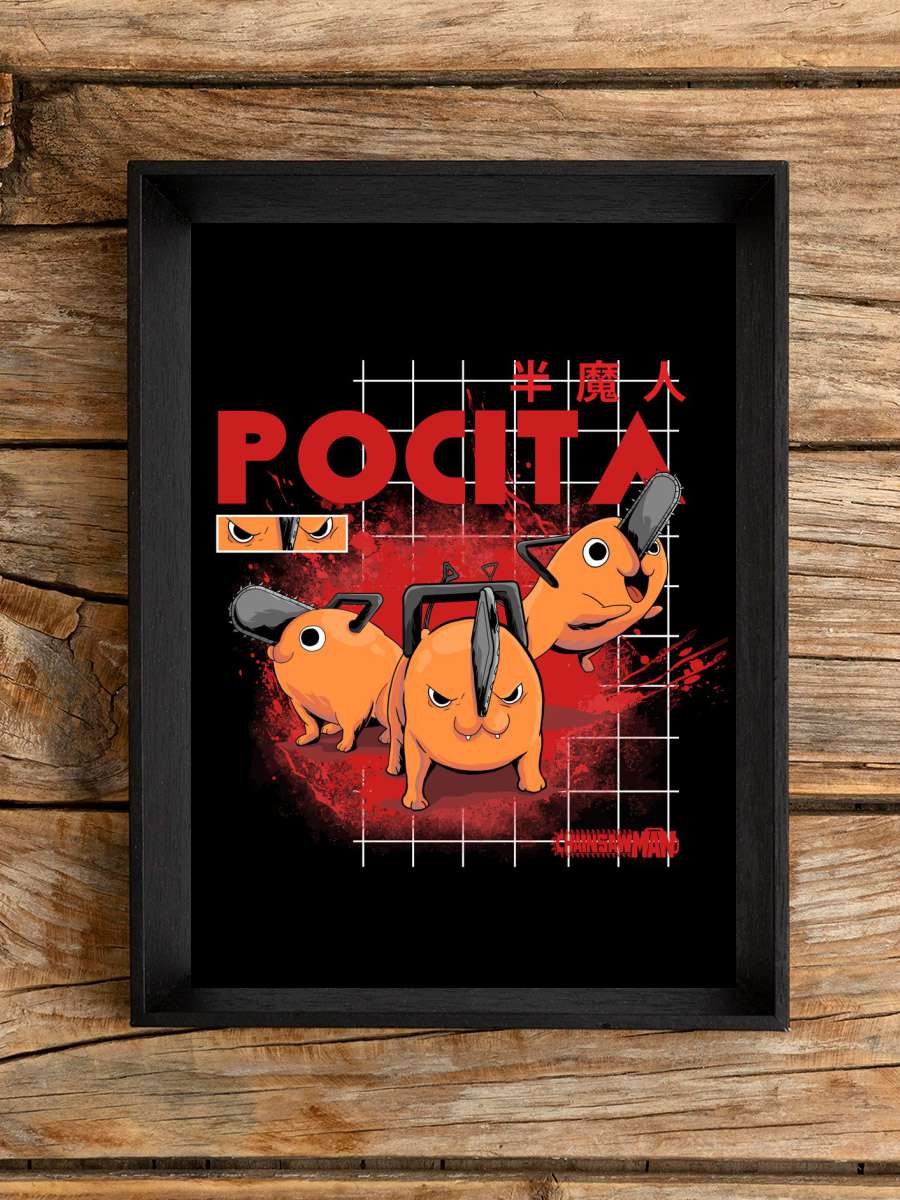 Pochita Anime Poster Çerçevesiz Yüksek Kalite Anime Duvar Poster