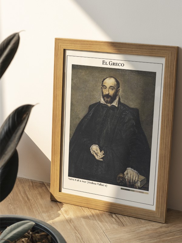 El Greco Portrait of a man (Andrea Palladio) Poster