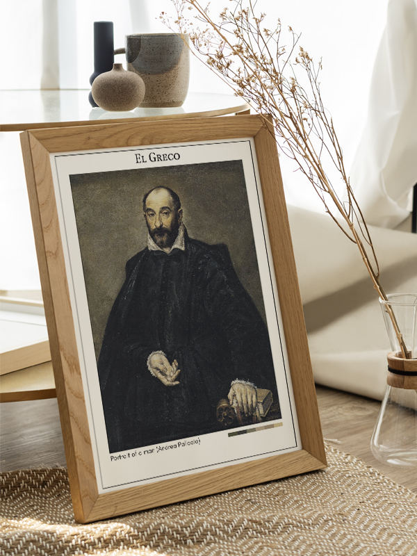 El Greco Portrait of a man (Andrea Palladio) Poster