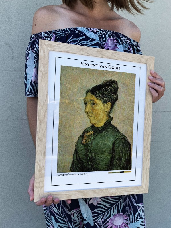 Vincent van Gogh Portrait of Madame Trabuc Poster