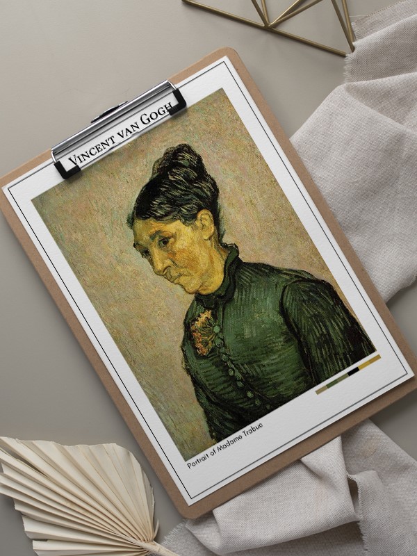 Vincent van Gogh Portrait of Madame Trabuc Poster