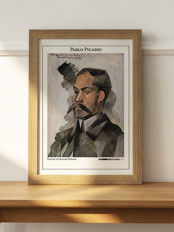 Pablo Picasso Portrait of Manuel Pallares Poster