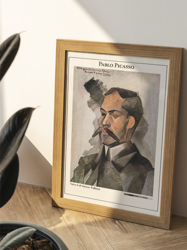 Pablo Picasso Portrait of Manuel Pallares Poster