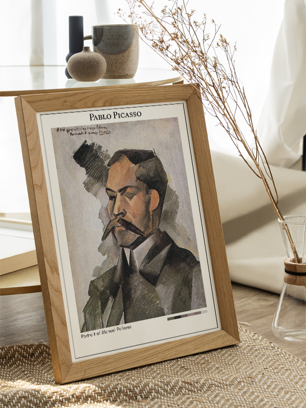 Pablo Picasso Portrait of Manuel Pallares Poster