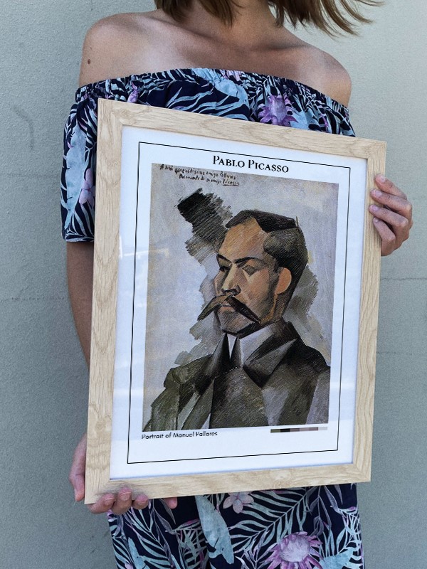 Pablo Picasso Portrait of Manuel Pallares Poster