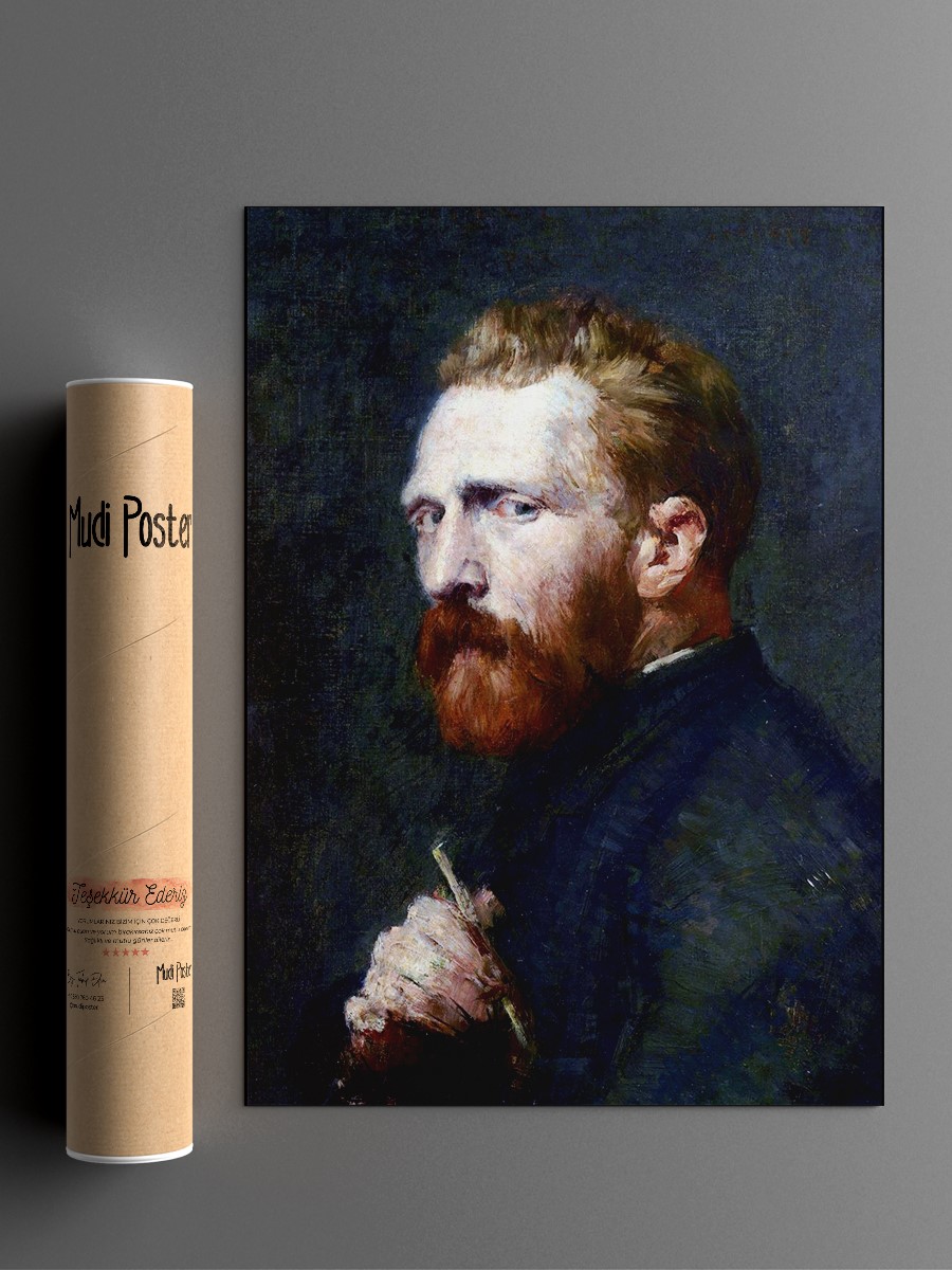 Portrait of Van Gogh Tablo Sanatsal Ünlü Ressam Poster Çerçevesiz Yüksek Kalite Poster