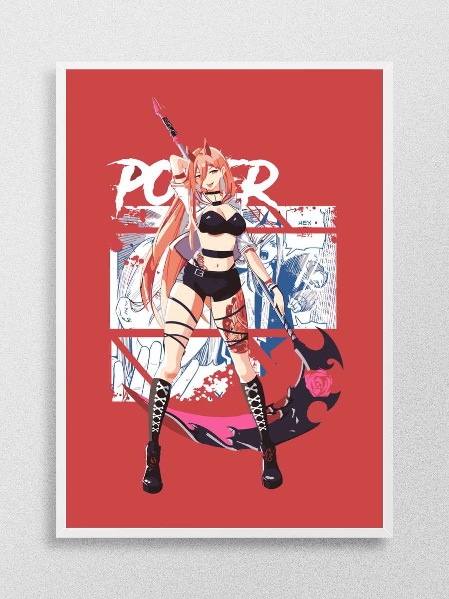 Power Chainsaw Man Anime Anime Poster Çerçevesiz Yüksek Kalite Anime Duvar Poster