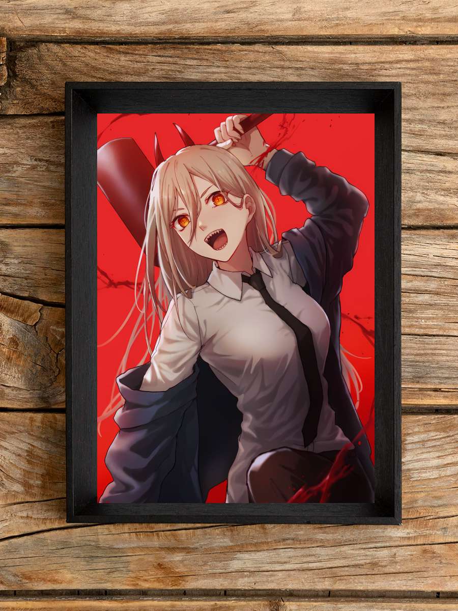 Power Chainsaw Man Anime Poster Çerçevesiz Yüksek Kalite Anime Duvar Poster