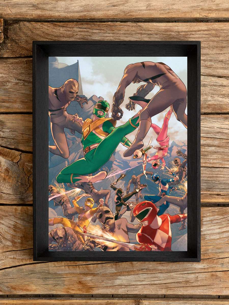 Power Rangers Attack Anime Poster Çerçevesiz Yüksek Kalite Anime Duvar Poster